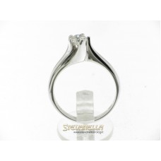 Chimento anello solitario oro bianco e diamante ct.0,50 referenza 82164309